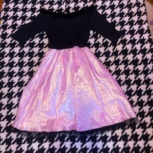 Girls halloween poodle dress